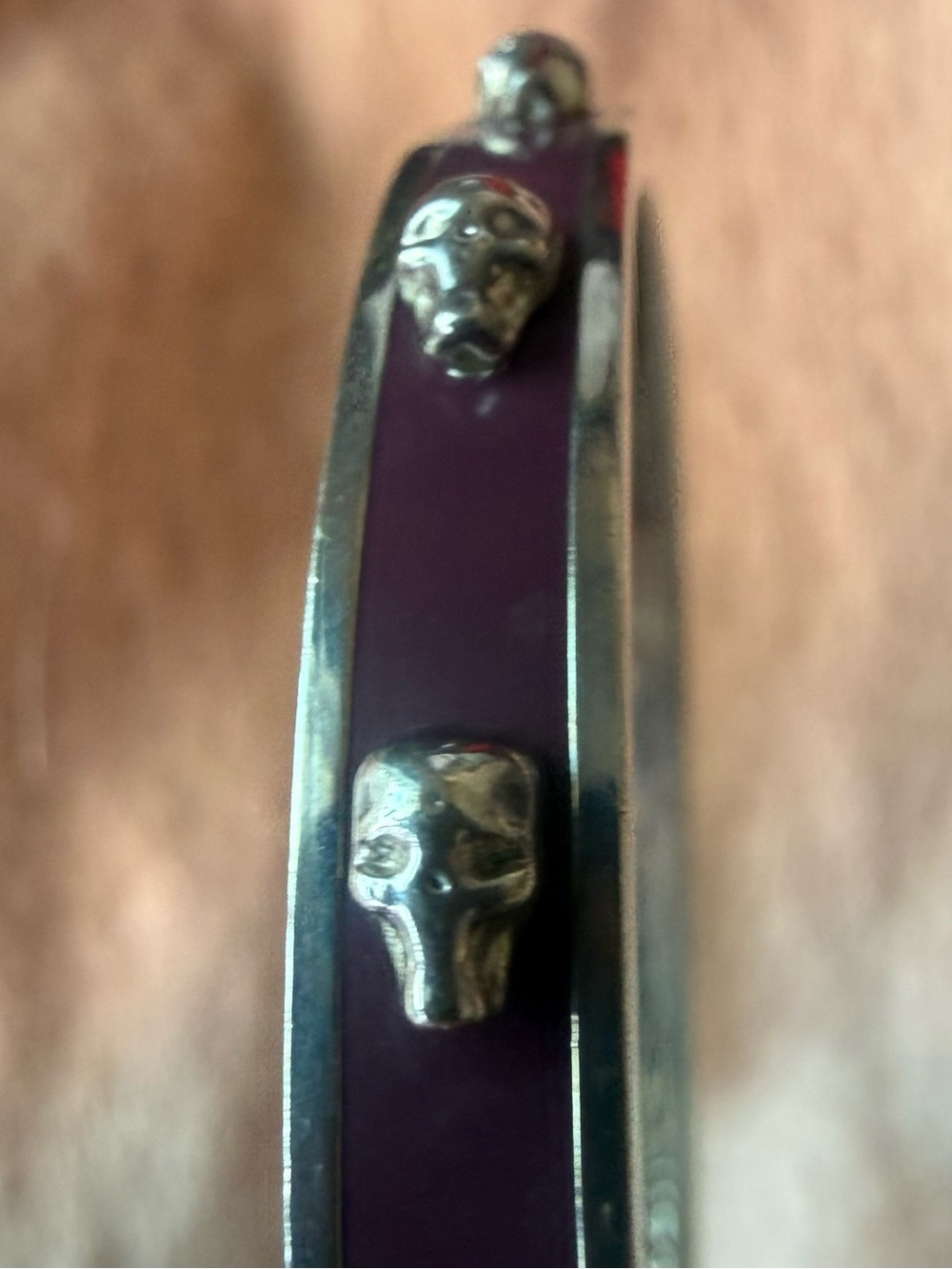 Alexander McQueen skull bracelet / bangle